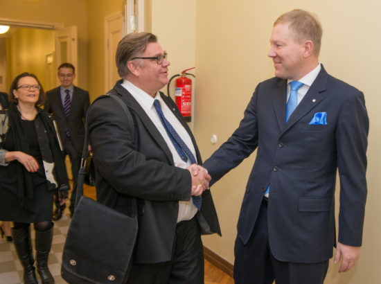 Kohtumine Soome parlamendi väliskomisjoni esimehe Timo Soiniga